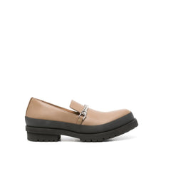 Women's Brown Vegan Leather Slip-On Loafers