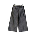 Women's Black Leather Pants