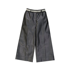 Women's Black Leather Pants