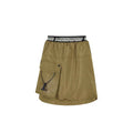 Women's Bicolor Polyester Mini Skirt