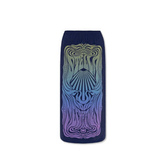 Women's Blue Polyamide Midi Skirt