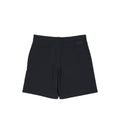 Black Cotton Bermuda Shorts
