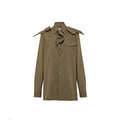 Women's Bicolor Cotton Dress Shirt