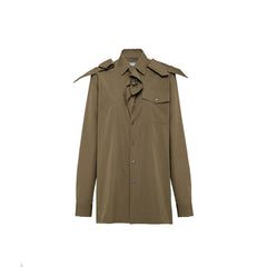 Women's Bicolor Cotton Dress Shirt
