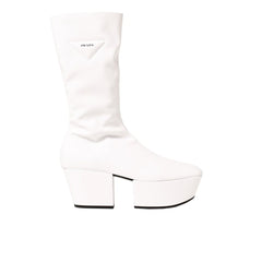Women's White Polyethylene Boots
