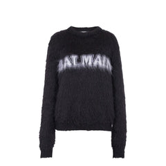 Women's Black Mohair Sweatshirt Clothing