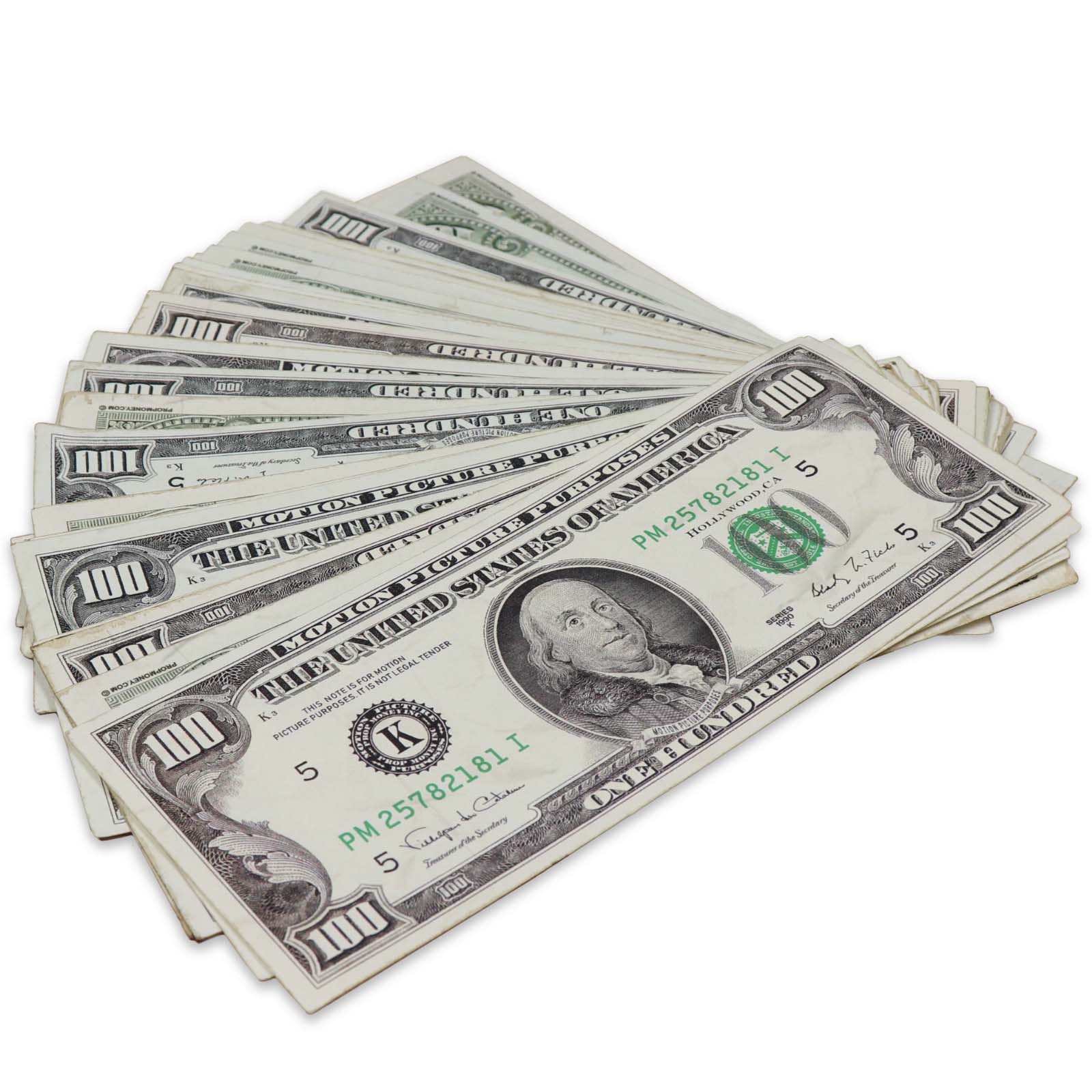 $100 RealAged® 1990 Series Bills By Prop Money Inc.
