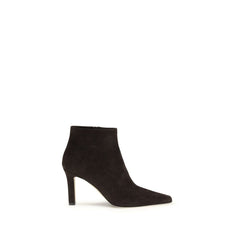Women's Brown Lamb Leather Ankle Boots