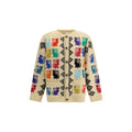 Men's Multicolor Wool Cardigan Clothing