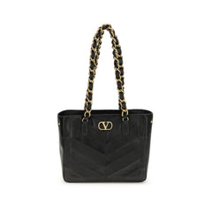 Women's La Seine Shoulder Bag Black Napa Leather