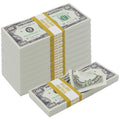 $100,000 Full Print 1990 Series Stacks By Prop Money Inc.