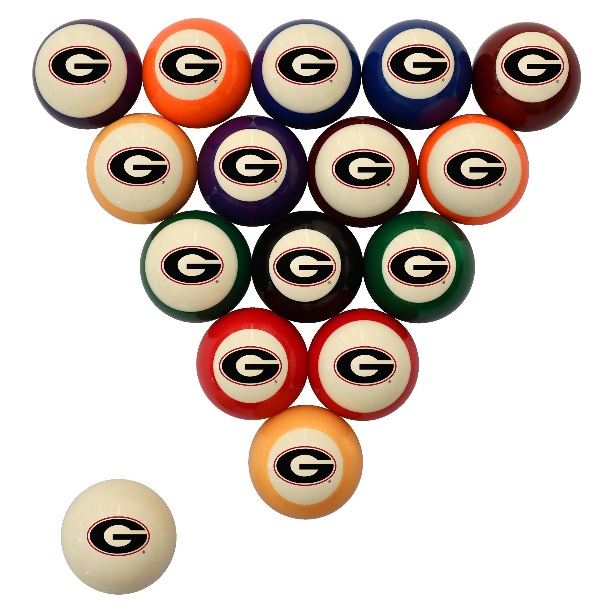 Wave7 NCAA Numbered Billiard Ball set