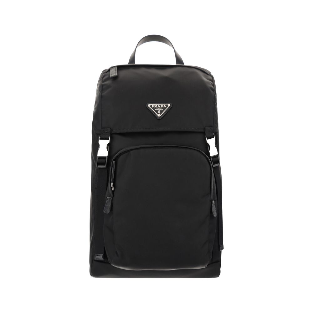Prada Nylon Backpack — Black
