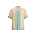 Men's Multicolor Silk Shirt