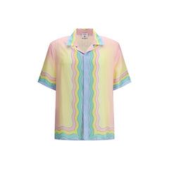 Men's Multicolor Silk Shirt