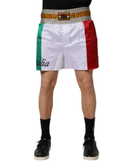 Men's Multicolor Italia Polyester Bermuda Shorts