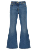 Versace Flared Denim Jeans — Blue