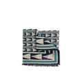 Women's Blue Wool Scarf
