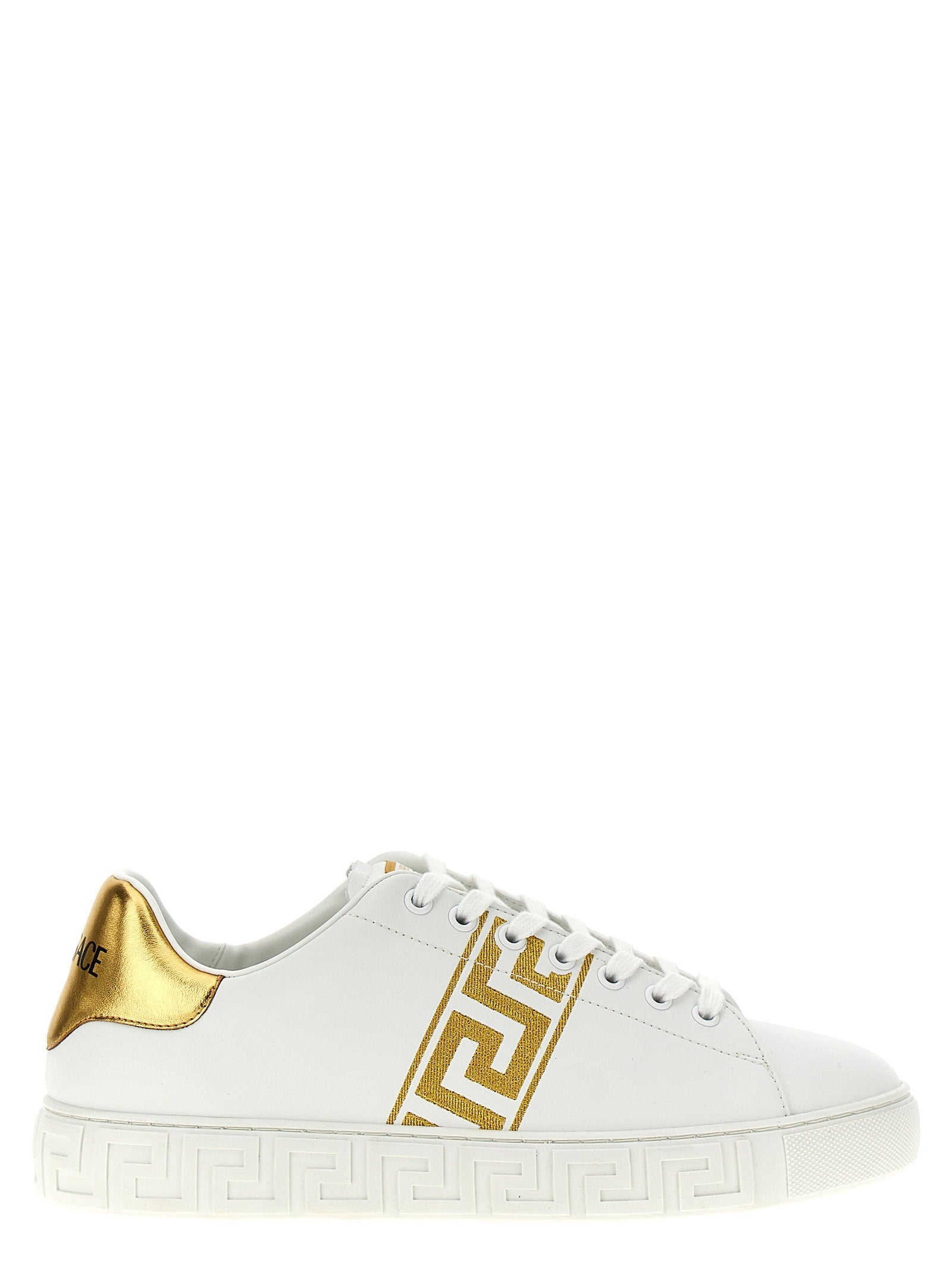 Versace Greca Sneaker — White