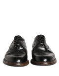 Men's Black Calfskin Leather Oxford Dress Shoes Calf