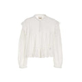 Women's White Viscose Top