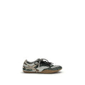 Women's Gray Recycled Polyester Athletic Sneakers