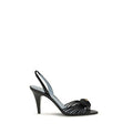 Women's Royal Sandal Black Goatskin Heels