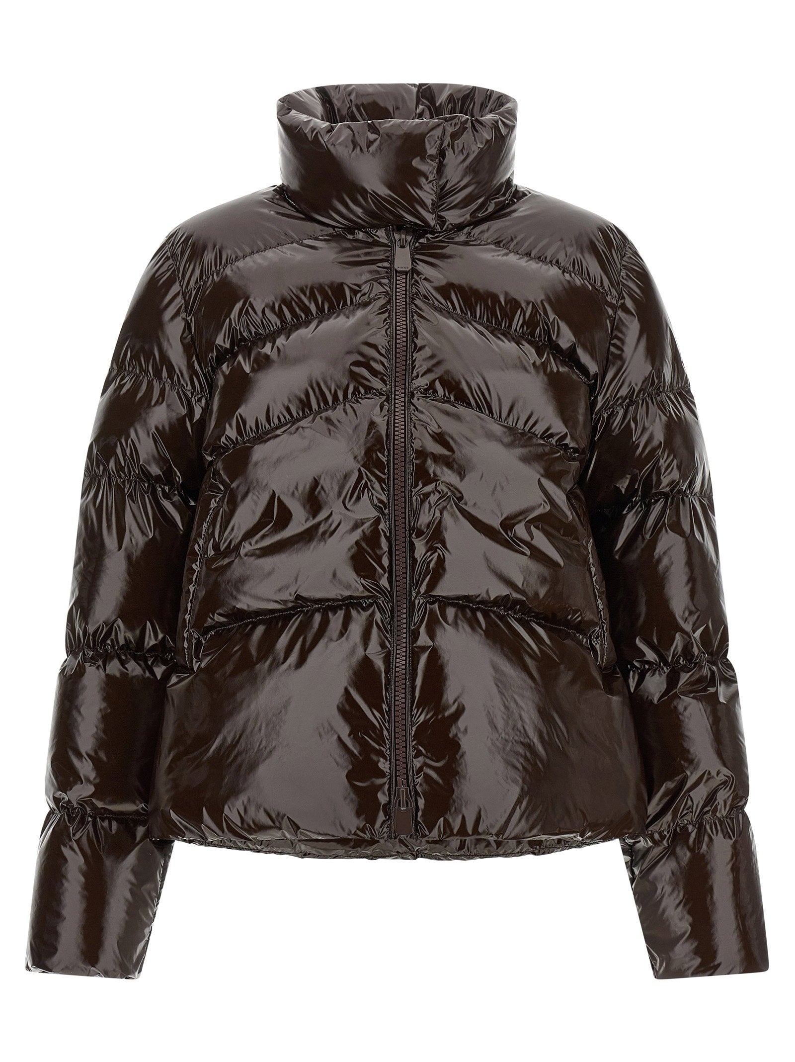 Pinko Down Jacket — Brown