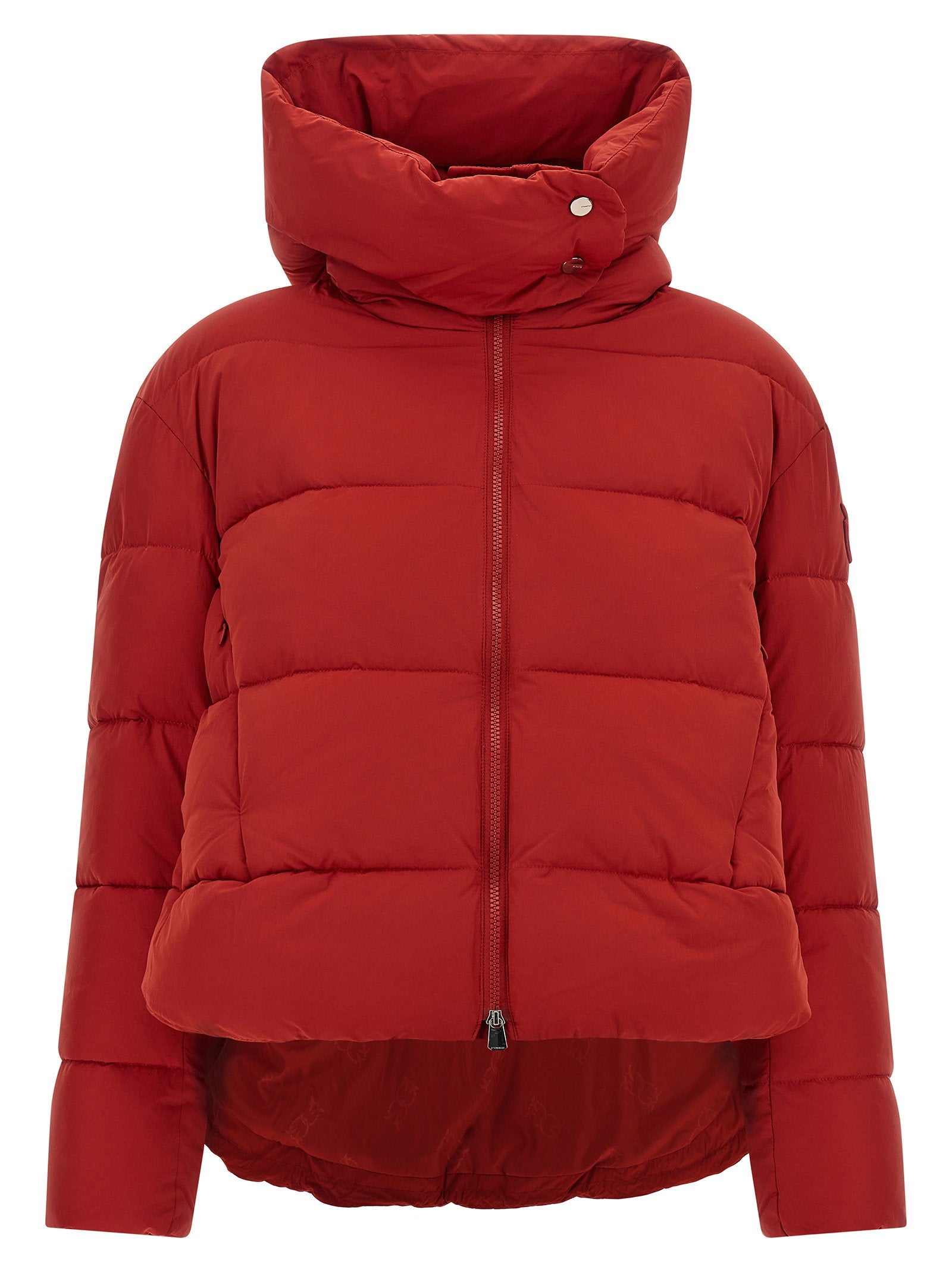 Pinko Quilted Down Down Jacket — Red