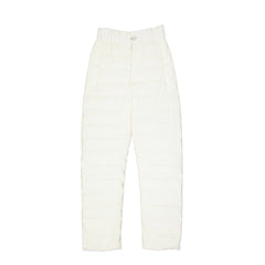 Men's White Polyamide Pants