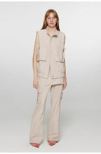 Free to run away miu style fake two-piece workwear micro-flared casual pants low-waist slim zipper trousers for women