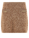Versace Mouline Skirt — Beige