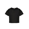 Women's Black Elastane T-Shirt