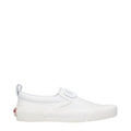 Men's White Leather Slip-On Loafers
