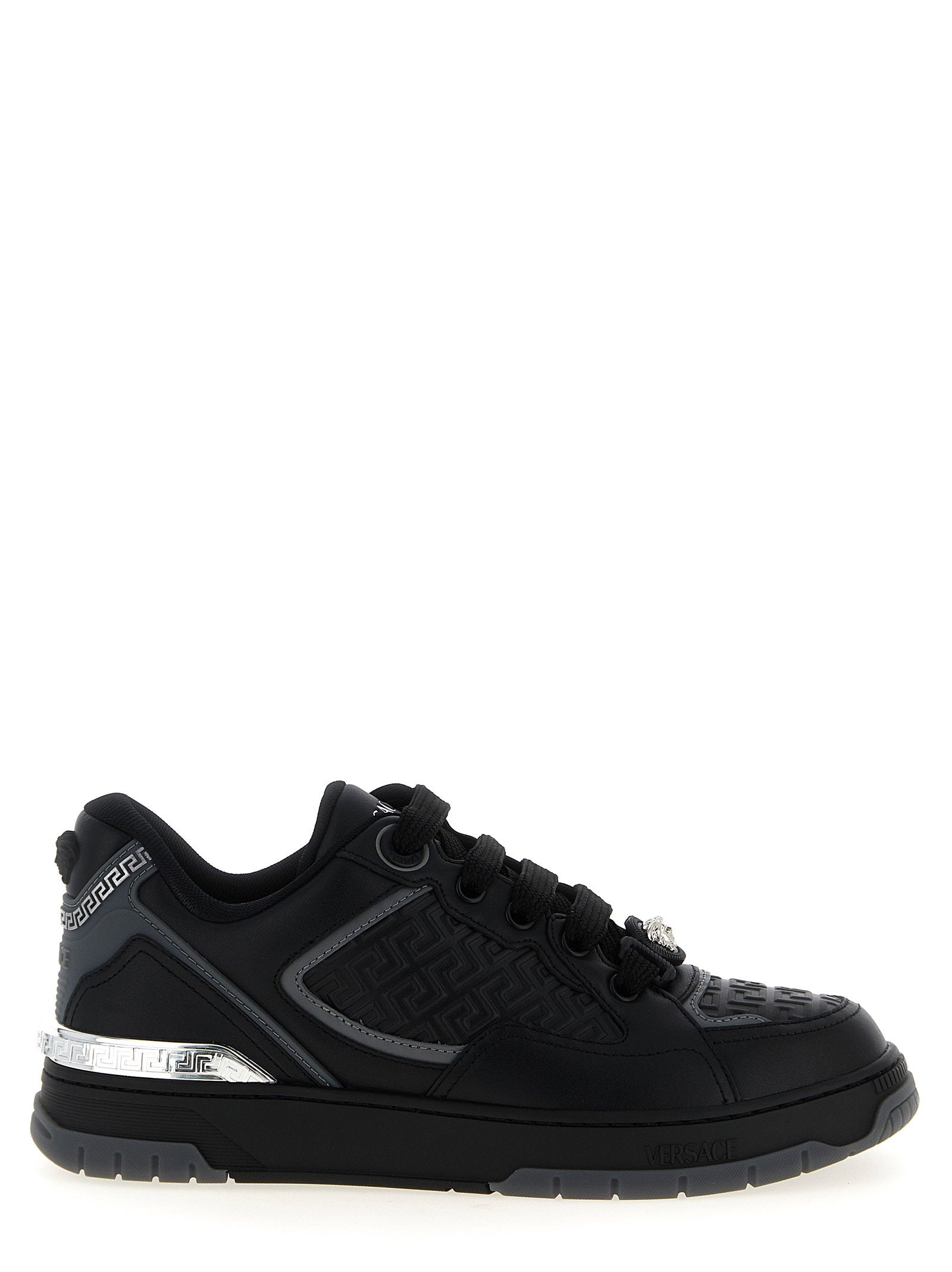 Versace Biggie Basket Sneaker — Black