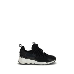 Women's Black Neoprene Athletic Sneakers