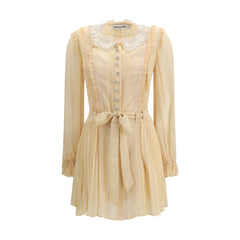 Women's Beige Viscose Casual Dress