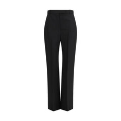 Women's Black Wool Oves Aries Dress Pants