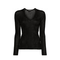 Women's Black Polyamide Tank Tops
