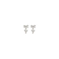 Women's Silver Brass Earrings