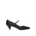 Women's Calfskin Cone Pump Black Calf Leather