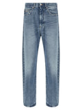 Versace Studded Medusa Jeans — Blue