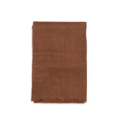 Women's Brown Cashmere Scarf