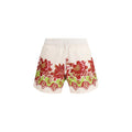 Men's Multicolor Polyester Shorts