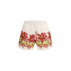 Men's Multicolor Polyester Shorts