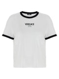 Versace Logo-Print T-Shirt — White