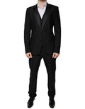 Men's Black Virgin Wool Tuxedo Clothing
