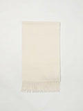 Women's White Cashmere Scarf