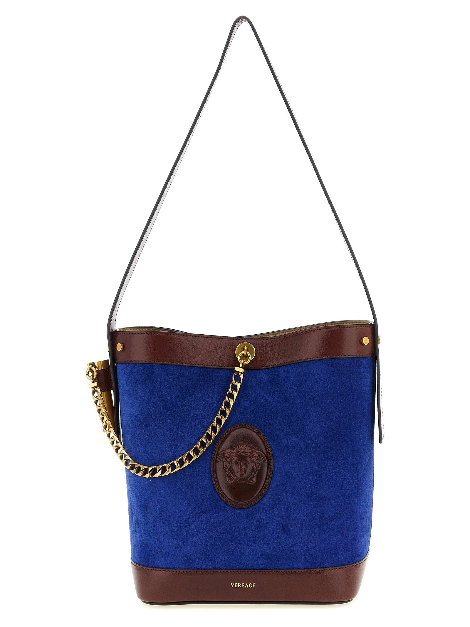 Versace Bucket Bag — Blue