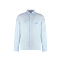 Men's Blue Cotton Dress Shirt